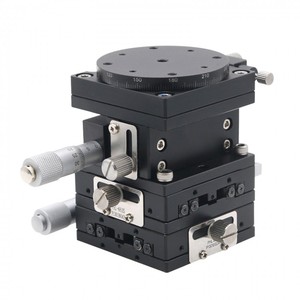 4 Trục 60*60Mm XYZR Cắt Tỉa Nền Tảng Hướng Dẫn Sử Dụng Giai Đoạn Tuyến Tính Tinh Chỉnh Bàn Trượt - Product Image 5