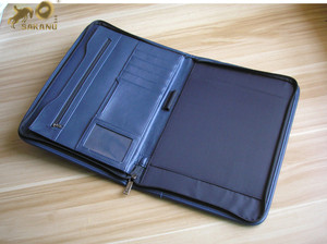 Đa chức năng PU da kinh doanh tổ chức padfolio danh mục đầu tư nộp hồ sơ thư mục <span class=keywords><strong>A4</strong></span> tài liệu túi notepad chủ Cặp tài liệu dây kéo - Product Image 2