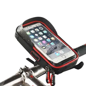 Universal 6,0 Zoll Wasserdichte Fahrrad Lenker Telefon Halter Bike Handy Tasche mit 360 Rotierenden