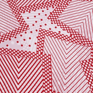 Mô Hình tùy chỉnh 150GSM Hình Học Không Thường Xuyên In Polyester Georgette Vải Với Dấu Chấm - Product Image 3