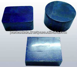 Natural Lapiz Lazuli Gemstone Decorative Jewelry Box - Product Image 1