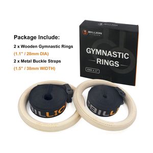 In Stock Hot Sale High Quality Gymnastic <strong>Rings</strong> Wooden Gym <strong>Rings</strong> - Product Image 6
