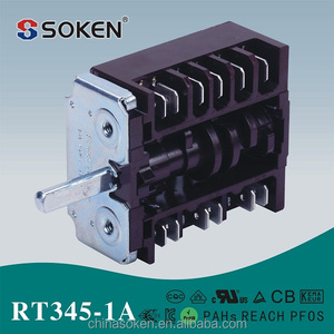 Soken <span class=keywords><strong>gottak</strong></span> lò quay selector chuyển T150 16A 250VAC 7 vị trí - Product Image 2