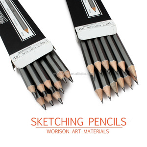 Ensemble de 12 crayons <span class=keywords><strong>à</strong></span> <span class=keywords><strong>dessin</strong></span> artistique de haute qualité, pour croquis, <span class=keywords><strong>crayon</strong></span> Standard, doux et sûr, Non toxique, pour fournitures artistiques - Product Image 3