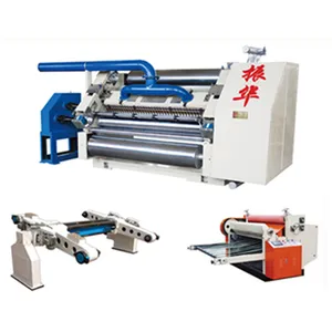 ZHW Corrugated Board Box Making Plant Manufacturers / Single Face Paper Corrugation Machine