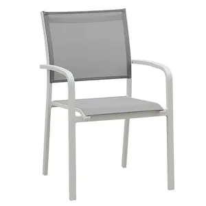 Commercial aluminum Stacking chair patio chair garden Chair for hotel restaurant