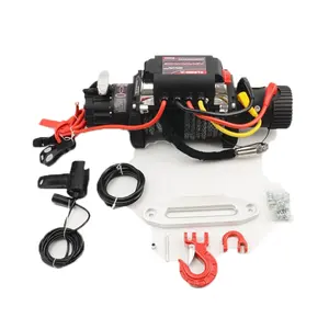 Winch Không Thấm Nước IP68 Nylon 12500lbs Winch đối với Jeep Wrangler JK JL Tow truck winch Offroad phụ kiện