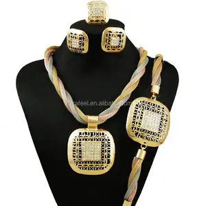 African Big Jewelry Sets Gold Jewelry Sets With Stone Party Jewelry Set Women CJ745