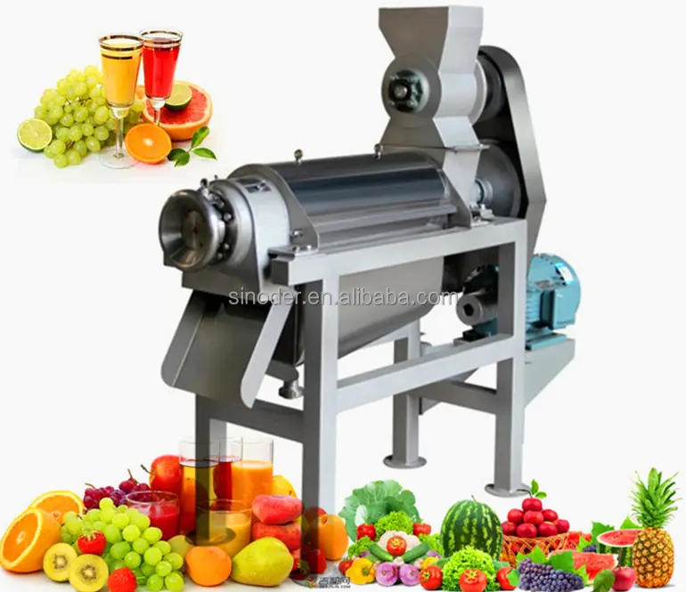 Industrial juice extractor machine spiral fruit juicer extractor mango pulp price