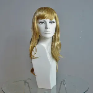 Phụ Nữ Thực Tế Đầu Mannequin Cho Hiển Thị Tóc Giả