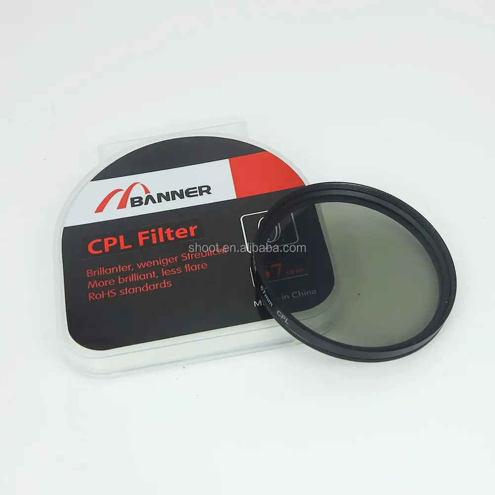 High-quality 67mm CPL Polarizing Lens Filter for Canon Nikon Sony Pentax Sigma Olympus Tamron