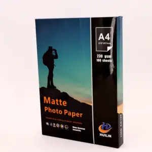 Premium Leucht Wasserdicht Inkjet Papier doppelseitige 300g matte beschichtete karte papier 300gsm matte foto papier