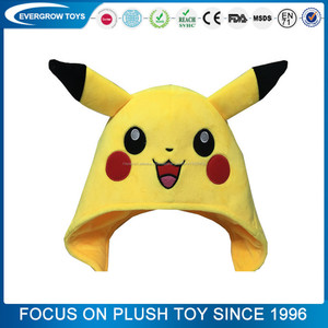 2016 <span class=keywords><strong>pokemon</strong></span> pikachu sombreros animales sombrero <span class=keywords><strong>de</strong></span> felpa suave - Product Image 3