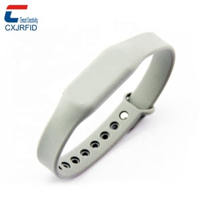Pulsera de silicona ajustable con estampado de logotipo a todo Color, ISO14443A, pulsera clásica de MIFARE 1K, NFC - Product Image 1