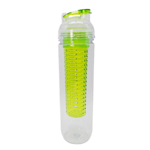 Garrafa de água sem bpa tendência, garrafa esportiva com polegar de infusão de frutas - Product Image 1