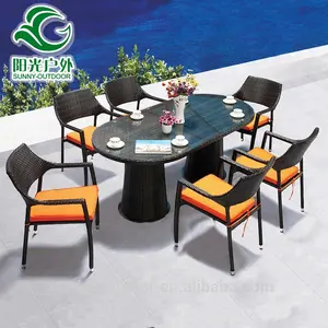 High Quality Wholesale Dining Table And Chairs Philippines Style Rattan Furniture