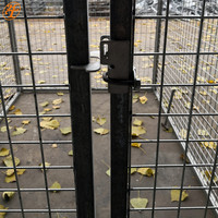 HaoTian — grande grille métallique brodée, usine en chenille, porte extérieur