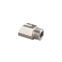 Le débitmètre FHS-1SV-1T30L-4SS du fournisseur chinois 1.0 ~ 30 L/min en acier inoxydable couleur argent conçu pour l'eau