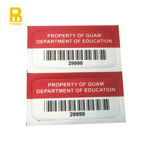 Mạnh Mẽ Dính Tamper Proof Nhôm Serial Số Tấm Thép Không Gỉ Tài Sản Thẻ Với Mã QR Khác Nhau Mã Vạch - Product Image 2