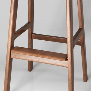 Jasiway moderno suave cojín <span class=keywords><strong>del</strong></span> asiento de madera taburete para bar - Product Image 6