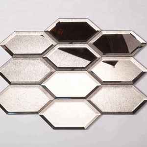 Đồng Cổ Gương Tường Gạch Hình Lục Giác Gương Gạch <span class=keywords><strong>Mosaic</strong></span> Tấm - Product Image 1