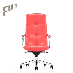 Modern and Ergonomic black leather chairs for office furniture - Product Image 4