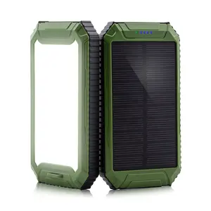 Portable Universal Rechargeable Lithium Battery Charger,5V 2A Solar Battery Power Bank For Mobile Phone/iPhone/iPad/tablet