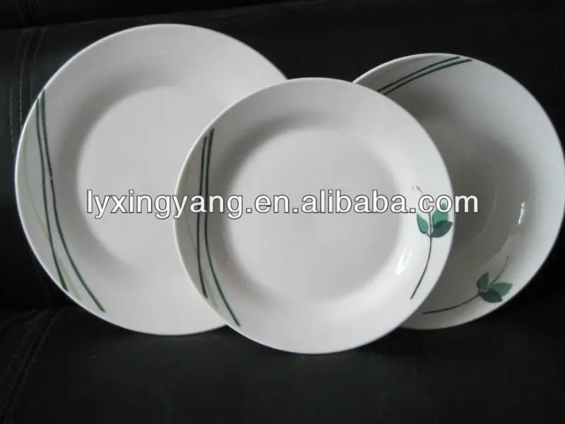 Cerâmica rodada prato de sobremesa, baratos jantar placas de cerâmica