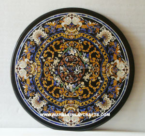 โต๊ะกาแฟหินอ่อนอิตาลี, ท็อปโต๊ะหินอ่อน pietra Dura - Product Image 1