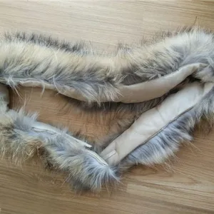 Genuine Raccoon Hood Trimming Whole Skin Fur collar