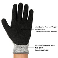 ZMSAFETY — gant de pêche Anti-découpe, se clippant, pour la plongée, avec le homard brillant, à gros œillets, protection