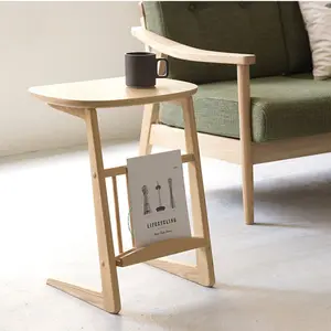패션 대나무/나무 노트북/cafee 테이블 거실 가구 커피 테이블 단단한 나무 현대 나무 책 선반