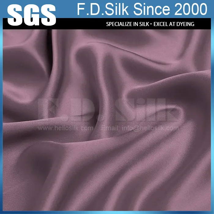 16mm lụa Charmeuse chiều rộng vải 45 "no.62 màu cho quần áo ngủ vải lụa