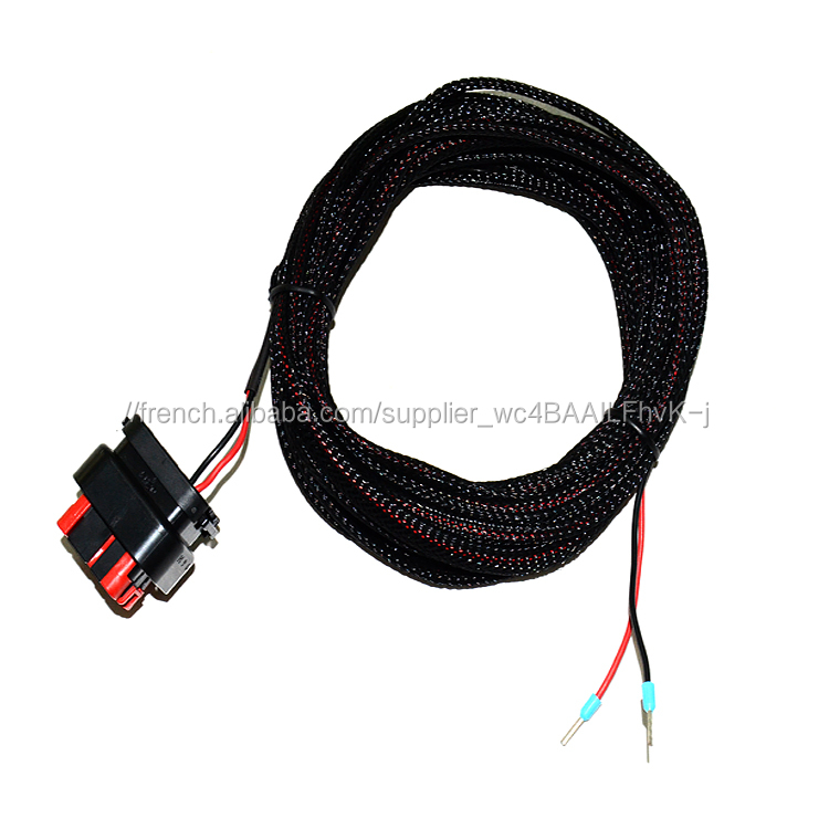 Commmunication 3 core Nylon tressé micro usb câble