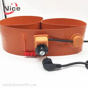 110V 55 Gallon Silicone Rubber Drum Heater with knob temperature controller