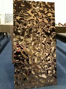 הבלטות מים אדווה דפוס נירוסטה גיליון - Product Image 4