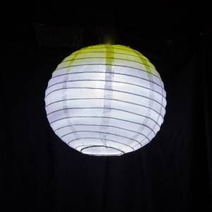 Bán buôn Đảng trang trí treo 30cm Trang trí nội thất Handmade in kỹ thuật số nghệ thuật dân gian vòng mô đèn <span class=keywords><strong>LED</strong></span> giấy đèn lồng - Product Image 4