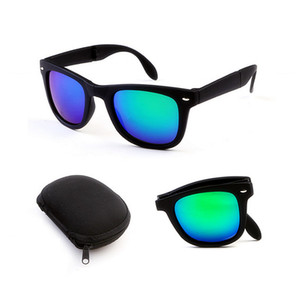 Occhiali da Sole Pieghevoli alla Moda con Rivetti per Uomo e Donna, Vendita all'Ingrosso, con Custodia Inclusa - Product Image 5