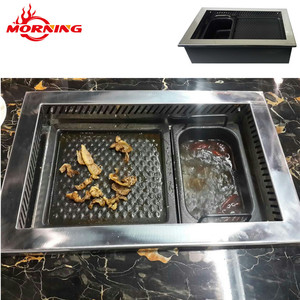 Marmite électrique commerciale en acier inoxydable avec <span class=keywords><strong>grill</strong></span> BBQ <span class=keywords><strong>2500W</strong></span> – Solution de table pour restaurants – Meilleures ventes - Product Image 5
