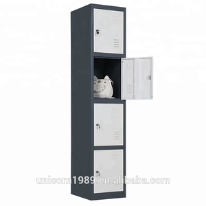 Petit <span class=keywords><strong>casier</strong></span> <span class=keywords><strong>métallique</strong></span> de gymnastique en acier à 4 portes à vendre - Product Image 2