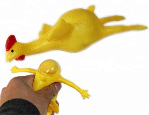 Morph Fidget Squishy Lay Egg Chicken Soft Plastic Easter Toys-Squeeze Fidget Relief Gag Promotion Bulk Toys for Children Adults