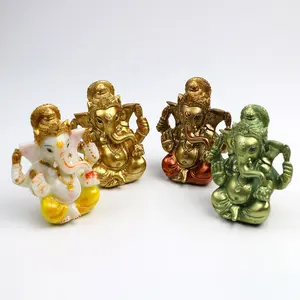 3.5" Hindu God Statue Ganesh Figurine India Buddha Ganesha Diwali Gifts Puja product