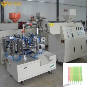 Full Automatic rotary extruder blow molding machine for making ice freeze pop bottle ,90 ml long stick shape