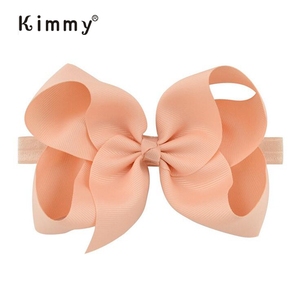 Diadema con Lazo Rosa Claro Estilo Dulce KIMMY para Bebés Recién Nacidos, Tamaño del Lazo 4.3 Pulgadas - Product Image 6
