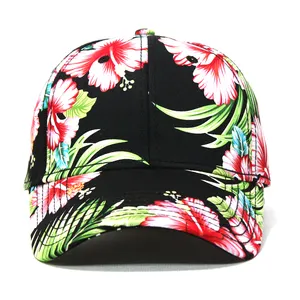 Topi Bisbol Hawaii Motif Penuh Kustom