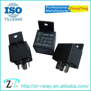 ZT603 12 v 24 v 4pin 5pin 30a 40a 60a 80a 汽车继电器