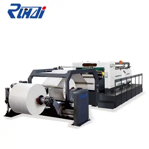 Roll to Sheet Cutter sheeter Automatic Rotary Paper roll to sheet cutting machine