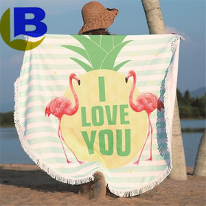 Épaisse Serviette De Plage Ronde Souple Absorbant L'eau Mandala Roundie Plage Jeter À La Mode gland - Product Image 6