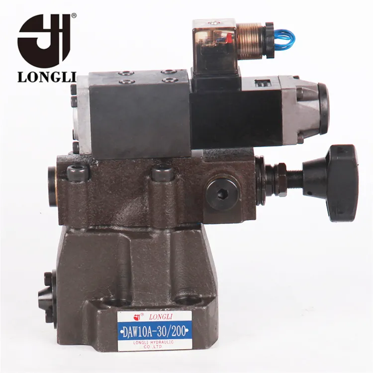 DAW10B - 30 Katup Solenoid, Tipe Rexroth Bongkar Hidrolik Kontrol Pilot Tekanan Tinggi Positioner Dioperasikan Relief Katup Solenoid