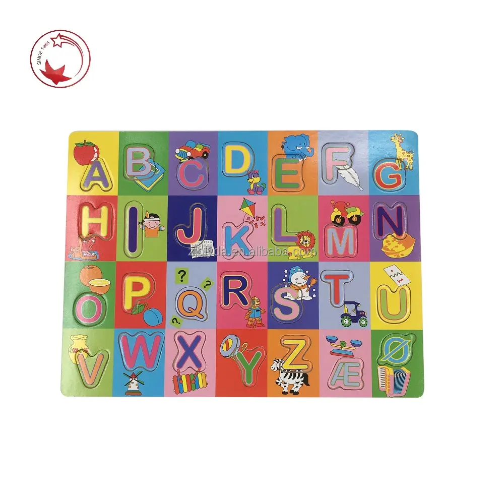 Educational alphabet puzzles toy